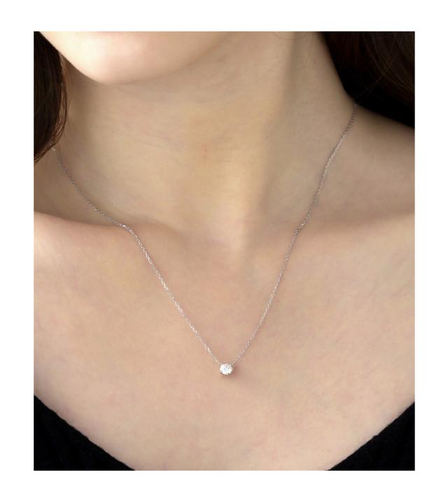 モアサナイト ネックレス レディース  一粒 プラチナ ゴールド 仕上げ 0.3ct ブランド 金属アレルギー ニッケルフリー ノンアレルギー シルバー シンプル ペンダント 大人 可愛い ジュエリー アクセサリー 限定ケース付 プレゼント 女性 誕生日 ギフト 彼女_13