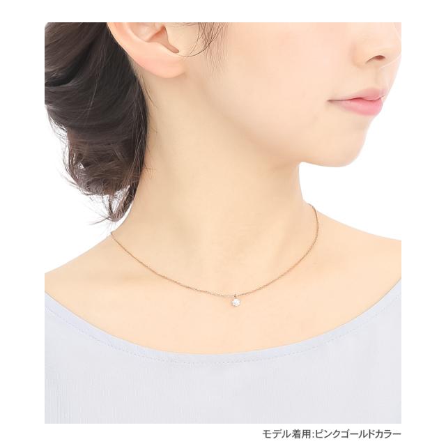 モアサナイト ネックレス レディース ピンクゴールド 加工 プレゼント 女性 ブランド
