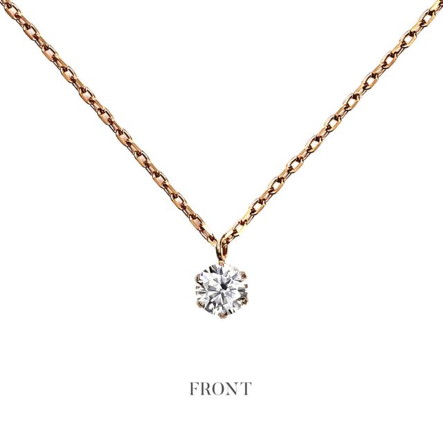 モアサナイト ネックレス レディース 一粒 ステンレス316L 0.45ct ブランド 金属アレルギー ホワイト ゴールド ピンク ニッケルフリー ノンアレルギー ステンレス シンプル ペンダント 大人 可愛い ジュエリー アクセサリー プレゼント 女性 誕生日 彼女 ギフト 母の日