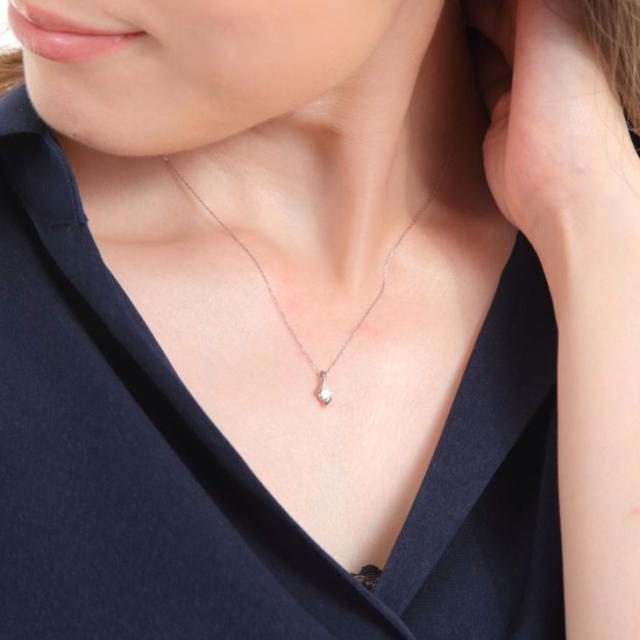 ネックレス レディース ダイヤモンド ペンダント ダイヤモンドネックレス 一粒 ダイヤ ダイヤネックレス プラチナ PT900 天然ダイヤモンド 金属アレルギー 彼女 妻 誕生日 薔薇のケース プレゼント 女性 アクセサリー 母の日_6