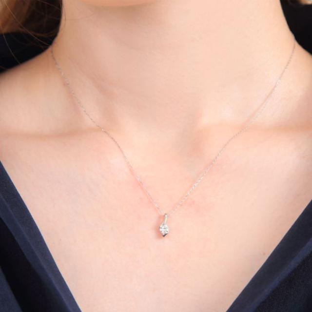 ネックレス レディース ダイヤモンド ペンダント ダイヤモンドネックレス 一粒 ダイヤ ダイヤネックレス プラチナ PT900 天然ダイヤモンド 金属アレルギー 彼女 妻 誕生日 薔薇のケース プレゼント 女性 アクセサリー 母の日_7