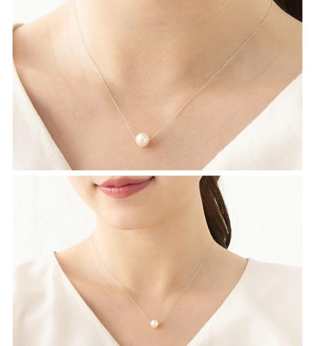 パール ネックレス 一粒 プラチナ 真珠 スルーネックレス 7mm-7.5mm 宇和島 本真珠 あこや真珠 一粒ネックレス 冠婚葬祭 フォーマル レディース ジュエリー アクセサリー シンプル ブランド 結婚式 入学式 卒業式 成人式 二十歳 プレゼント 女性 誕生日_7