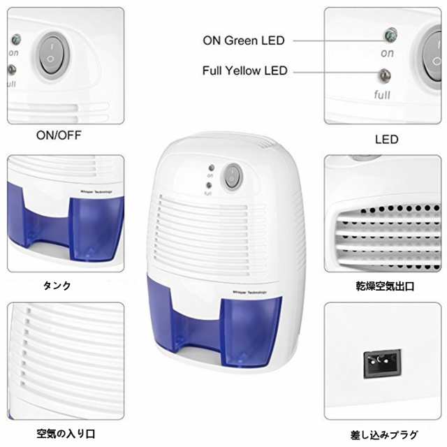 除湿機 除湿器 衣類乾燥除湿機 消臭 除湿 コンパクト 静音作業 省エネ 衣類乾燥 空気清浄機能付 カビ 梅雨 結露対策 部屋干し 500ml 12畳の通販はau  PAY マーケット - ネヴァーモアショップ