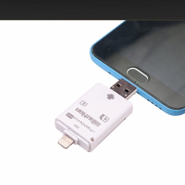 カードリーダー アイフォン スマホ Sdカード Iphone Android Microsd マイクロsd アンドロイド Microusbの通販はau Pay マーケット Sbモール