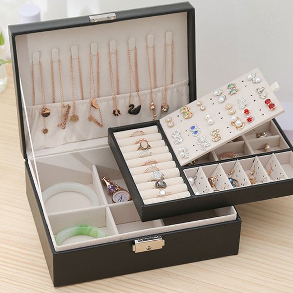 ジュエリーボックス アクセサリーケース アクセサリーボックス アクセサリー 収納 ネックレス 指輪 ピアス 腕時計 ケースの通販はau Pay マーケット Sbモール