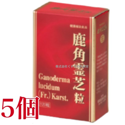 鹿角霊芝粒 120粒 5個 協和薬品 鹿角霊芝 ろっかくれいし サプリメント