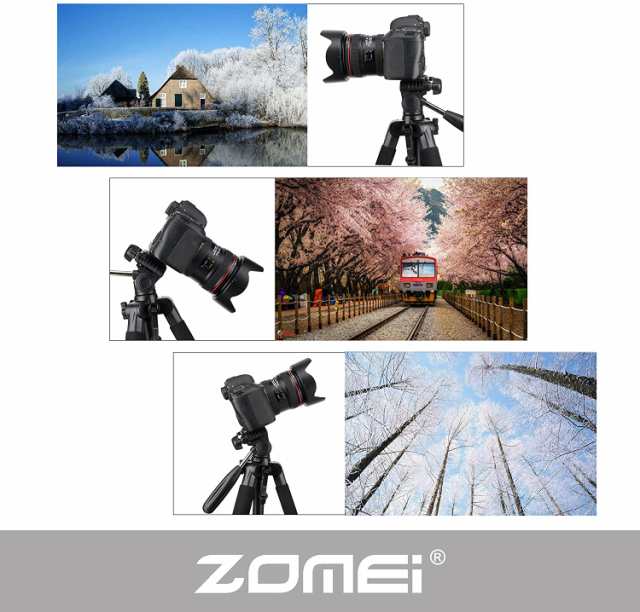 Zomei Q111 三脚 軽量アルミ製 4段 3WAY 雲台 キャリングバッグ付き Canon Nikon Sony一眼レフビデオカメラなど用の通販はau  PAY マーケット - DERESHOP