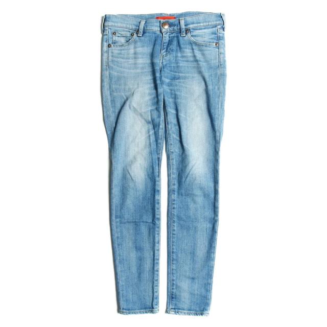 RED CARD(レッドカード) Taxi ストレッチ スキニーデニム パンツ 79590 サックス 24【レディース】【K2632】【中古】