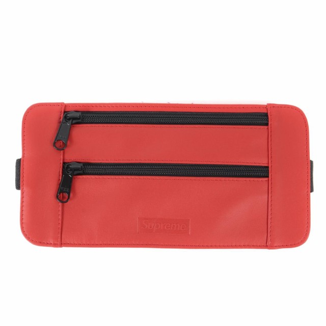 supreme leather waist shoulder pouch