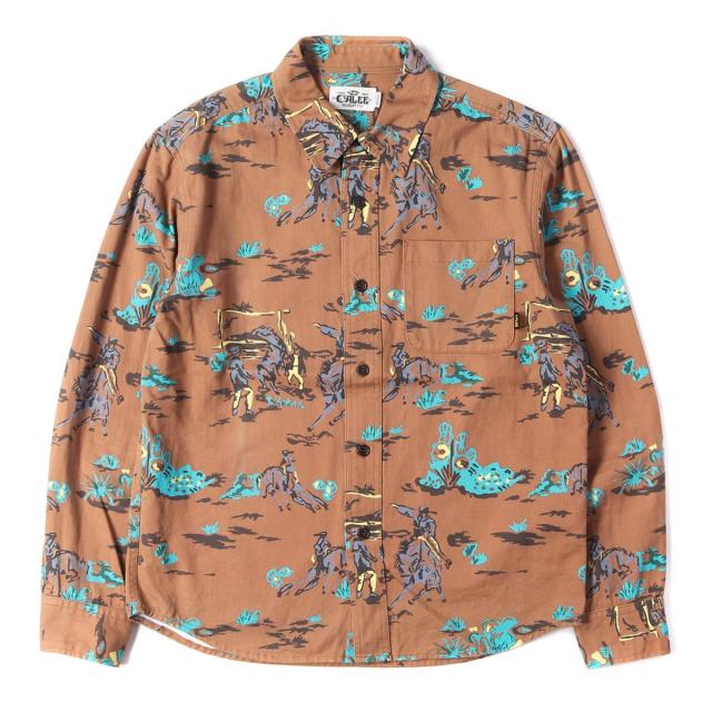Calee キャリー シャツ カウボーイ 柄 コットンツイル シャツ ブラウン M メンズ 中古 K2607 の通販はau Pay マーケット ブランド古着のbeegle By Boo Bee