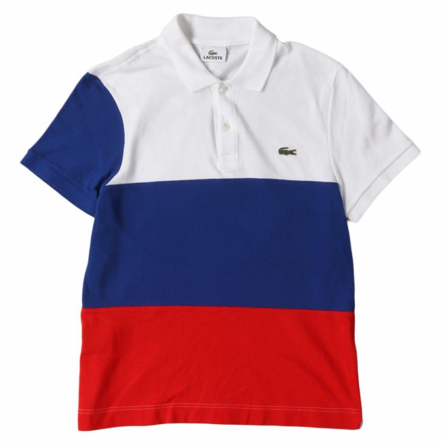 Lacoste ラコステ ロシア国旗カラーコットン鹿の子ポロシャツ F5191 ホワイト ブルー レッド 2 メンズ 中古 美品 K2373 の通販はau Pay マーケット ブランド古着のbeegle By Boo Bee