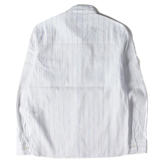 Wtaps ダブルタップス 14ss Leggiuno コットンリネンストライプシャツ Ernest L S ホワイト ブルー S メンズ 中古 K2418 の通販はau Pay マーケット ブランド古着のbeegle By Boo Bee