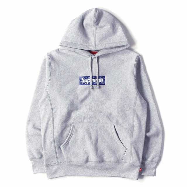 bandana box logo hooded sweatshirt