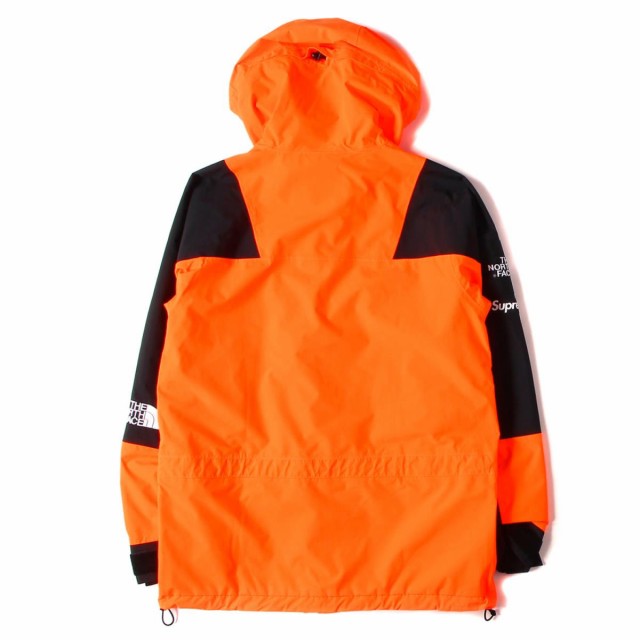 orange supreme north face jacket
