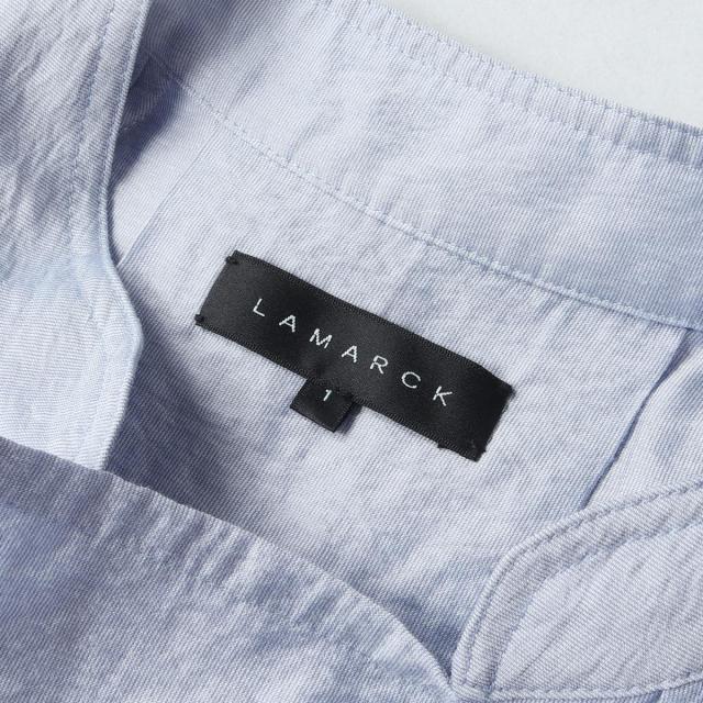 LA MARCK ラマルク コート レーヨン ナイロン リネン コート ブルー 1