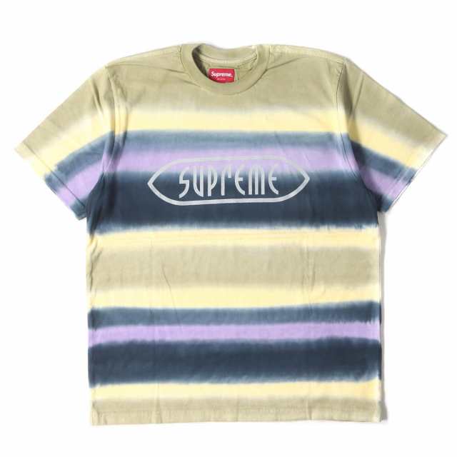 supreme rainbow stripe tee
