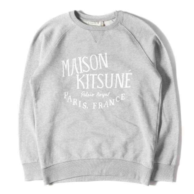 Maison Kitsune メゾンキツネ スウェット ブランドロゴ ラグラン クルーネック スウェット ポルトガル製 グレー S メンズ 中古 Kの通販はau Pay マーケット ブランド古着のbeegle By Boo Bee