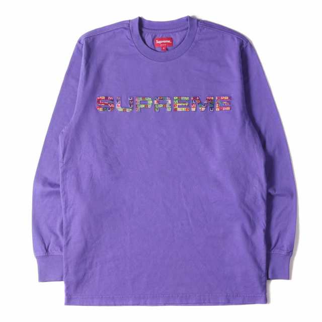 Supreme シュプリーム Tシャツ 総柄 ブランドロゴ ロングスリーブ Tシャツ Meta Logo L S Top ss パープル S メンズ 中古 美品の通販はau Pay マーケット ブランド古着のbeegle By Boo Bee