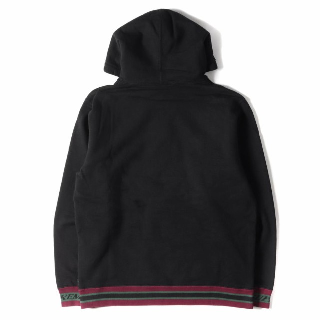 striped rib hooded sweatshirt supreme