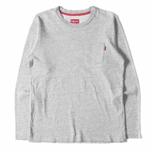 supreme long sleeve pocket tee