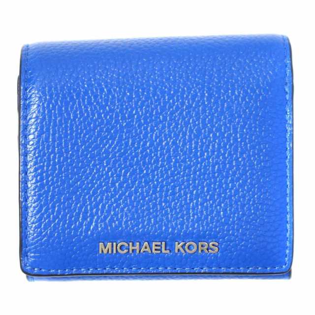 Michael Kors マイケルコース 二つ折り 財布 フラップ ミニウォレット ブルー レディース 中古 K2654 の通販はau Pay マーケット ブランド古着のbeegle By Boo Bee