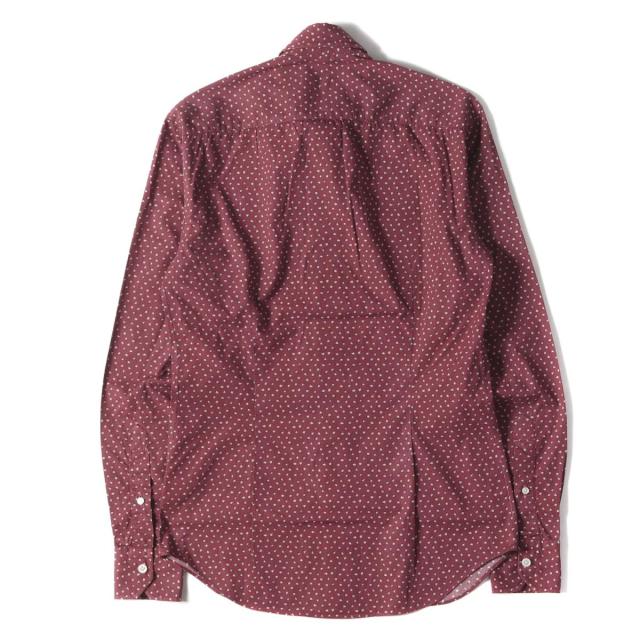 Salvatore Piccolo サルヴァトーレ ピッコロ シャツ 小花柄 ホリゾンタルカラー コットン シャツ バーガンディー S メンズ 中古 の通販はau Pay マーケット ブランド古着のbeegle By Boo Bee