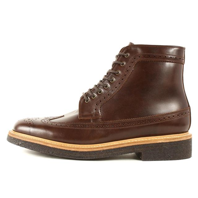 R J B アールジェイビー ブーツ ウイングチップ レザー ブーツ 1664 L121 ダークブラウン 9 27cm メンズ K2661 の通販はau Pay マーケット ブランド古着のbeegle By Boo Bee