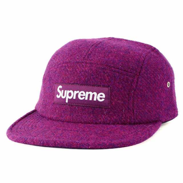 Supreme シュプリーム キャップ Harris Tweed Boxロゴ ツイード キャンプキャップ Harris Tweed Camp Cap 15aw パープル メンズ 美の通販はau Pay マーケット ブランド古着のbeegle By Boo Bee