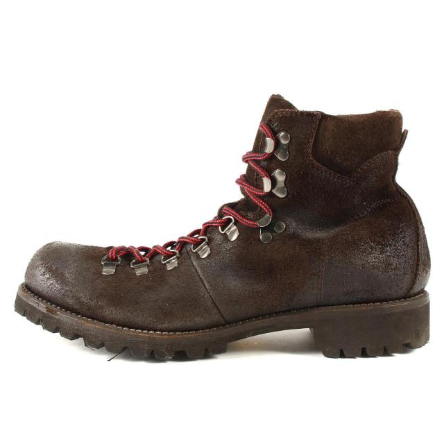 Padrone パドローネ ブーツ Used加工 スウェード レザー マウンテンブーツ ダークブラウン メンズ 中古 K2697 の通販はau Pay マーケット ブランド古着のbeegle By Boo Bee