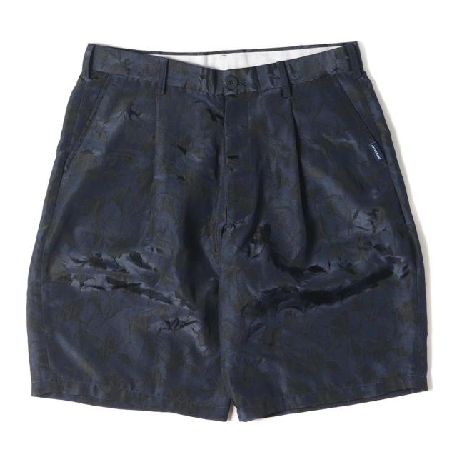 Applebum アップルバム パンツ ジャガード フラワー 柄 タックショーツ ショートパンツ ネイビー M メンズ 中古 美品 K2704 の通販はau Pay マーケット ブランド古着のbeegle By Boo Bee