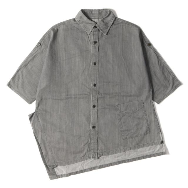 Yohji Yamamoto Y S ヨウジヤマモト シャツ アシンメトリー変形 ビッグサイズ 半袖 デニムシャツ ブラック 3 メンズ 中古 K2728の通販はau Pay マーケット ブランド古着のbeegle By Boo Bee