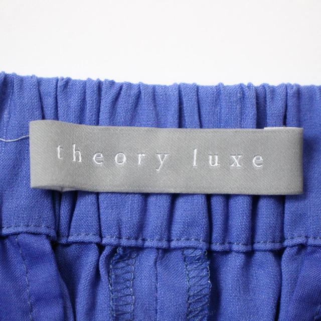 Theory Luxe セオリーリュクス クランチ ワイド クロップド パンツ Eco Crunch Wash Tina Str リネン 春夏 パープル 紫 32 レディーの通販はau Pay マーケット ブランド古着のbeegle By Boo Bee