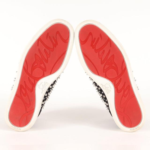 Christian Louboutin クリスチャンルブタン スニーカー スパイクスタッズ ラインストーン スウェード ハイカット スニーカー Louis 1c1s の通販はau Pay マーケット ブランド古着のbeegle By Boo Bee
