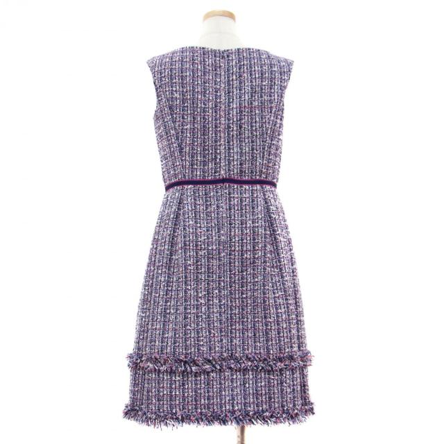 Tocca トッカ ワンピース ドレス ノースリーブ ひざ丈 ツイード フリンジ ネイビー ピンク ホワイト 4 レディース 中古 K2807の通販はau Pay マーケット ブランド古着のbeegle By Boo Bee