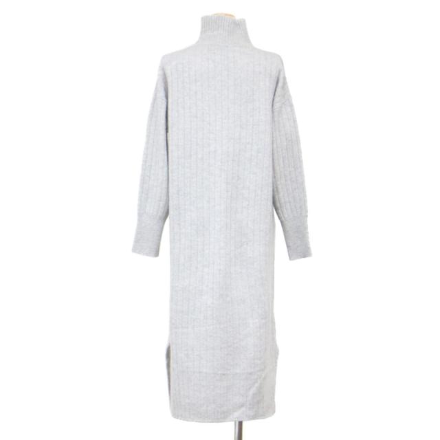 Martinique マルティニーク ワンピース ニットワンピース タートルネック ウール リブ サイドスリット ライトグレー レディース 中の通販はau Pay マーケット ブランド古着のbeegle By Boo Bee