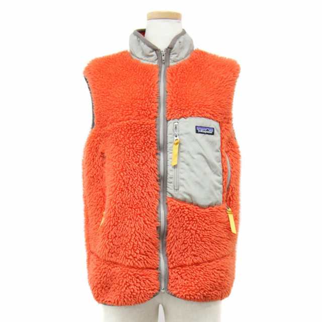 Patagonia パタゴニア ベスト フリースベスト ボア スタンドカラー クラシックレトロxベスト Fa01 Vintage オレンジ グレー Kids L レの通販はau Pay マーケット ブランド古着のbeegle By Boo Bee