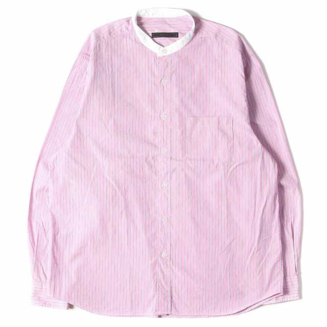 Sophnet ソフネット シャツ バンドカラー ストライプシャツ Standard Big Band Collar Shirt ss ピンク L メンズ 中古 K2927 の通販はau Pay マーケット ブランド古着のbeegle By Boo Bee