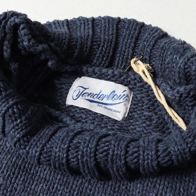 Tenderloin テンダーロイン セーター ブランドロゴ モックネック ニット Mock Neck Cotton Knit 19aw ネイビー L メンズ K2934 の通販はau Pay マーケット ブランド古着のbeegle By Boo Bee