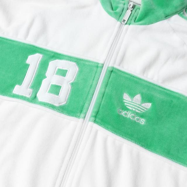 Adidas アディダス ジャージ ベロア トラックジャケット ホワイト グリーン 2xs メンズ 中古 K2934 の通販はau Pay マーケット ブランド古着のbeegle By Boo Bee