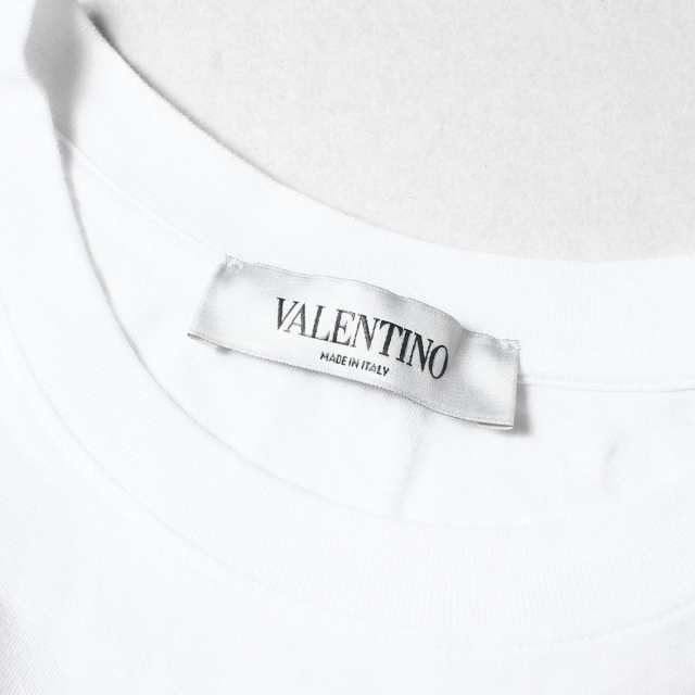 VALENTINO ヴァレンティノ Tシャツ Vロゴ デコンストラクト Tシャツ 