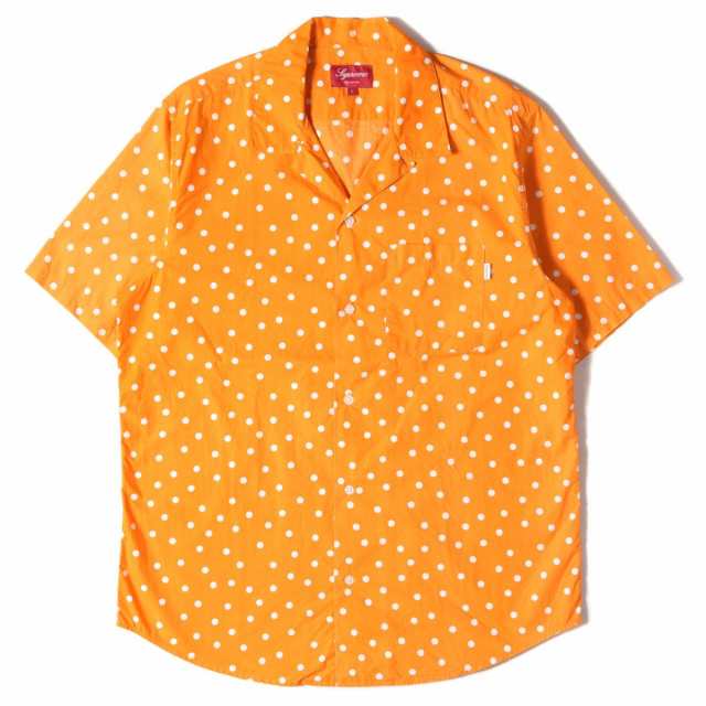 Supreme シュプリーム シャツ ドット 柄 オープンカラー 半袖 コットンシャツ Big Dot Camp Shirt 12ss オレンジ ホワイト L メンズ の通販はau Pay マーケット ブランド古着のbeegle By Boo Bee