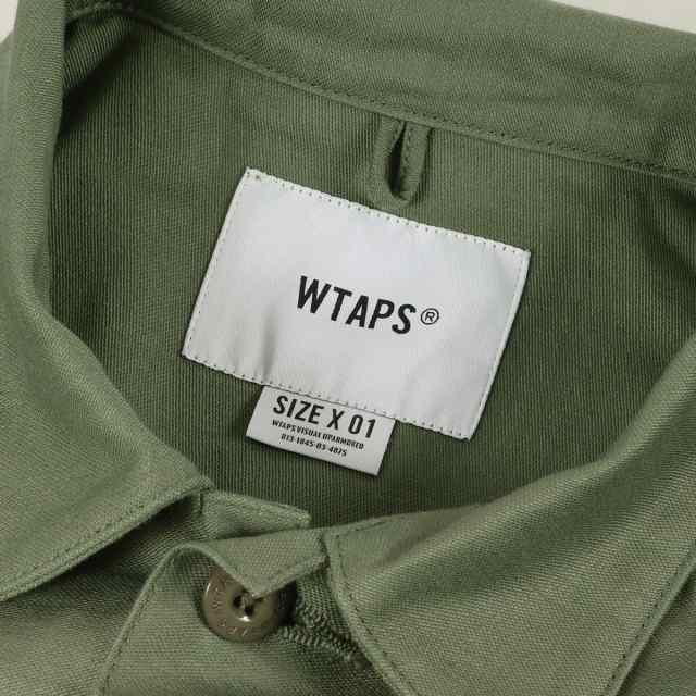 【美品】WTAPS BUDSシャツ　オリーブ　Sサイズ身幅56cm