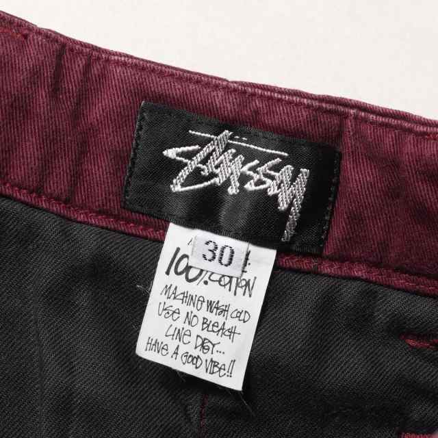 STUSSY ステューシー パンツ OLD STUSSY コットンツイル チノパンツ 黒