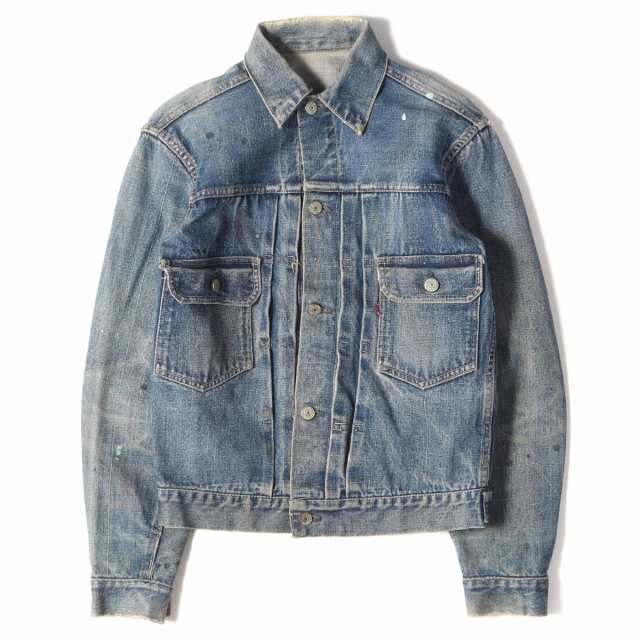 Levis リーバイス デニムジャケット 507XX 革パッチ 2nd Gジャン ...