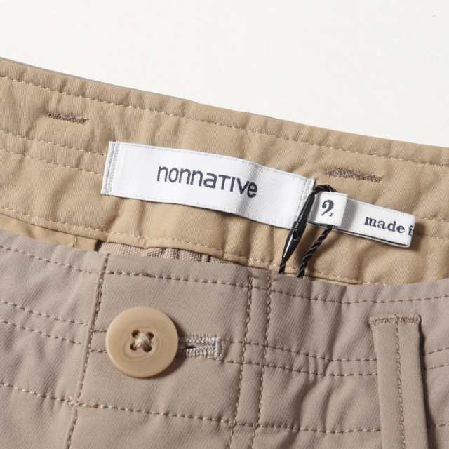 NONNATIVE ノンネイティブ パンツ プライアンテックス ストレッチパンツ TROOPER TROUSERS POLY TWILL  Pliantex 21AW トープ 2 ボトムス ｜au PAY マーケット