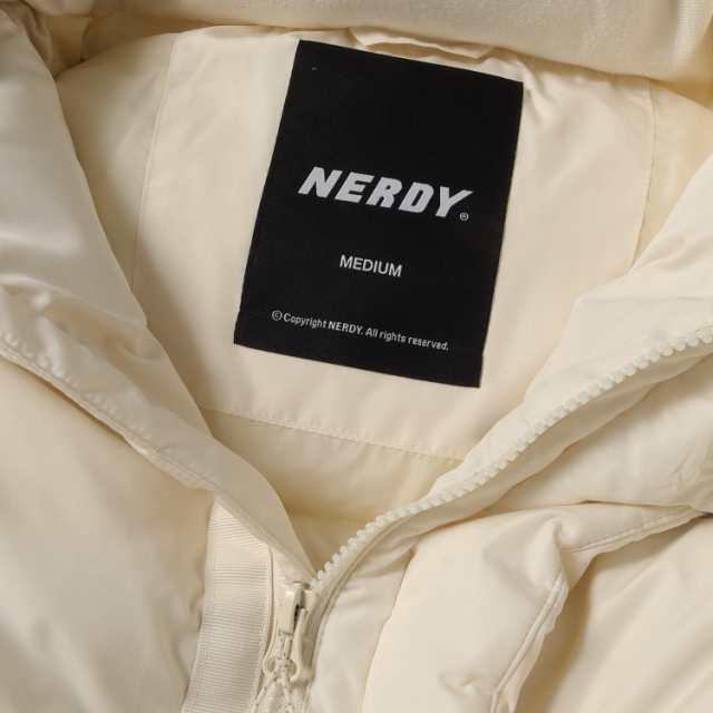 NERDY ノルディ ジャケット ブランドロゴ フード付き オーバーサイズ