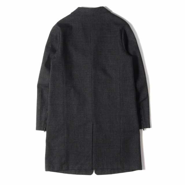 NONNATIVE ノンネイティブ コート GORE WINDSTOPPER グレンチェック ウール チェスターコート OFFICER COAT  WOOL GLEN CHECK WITH WINDST｜au PAY マーケット