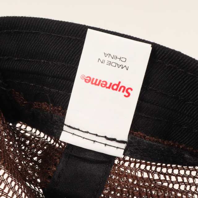 Supreme シュプリーム キャップ グラデーションロゴ ジャガード デニム メッシュキャップ Gradient Jacquard Denim Mesh Back 5-Panel 22SS タン 帽子 【メンズ】メンズ