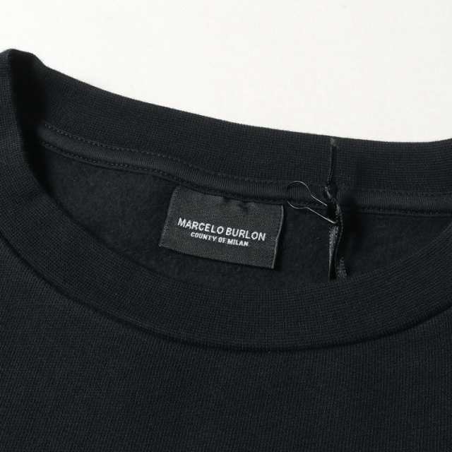 MARCELO BURLON マルセロ ブロン スウェット ロゴ プリント クルーネック スウェットシャツ EL MISTI CREW トップス  トレーナー プルオー｜au PAY マーケット