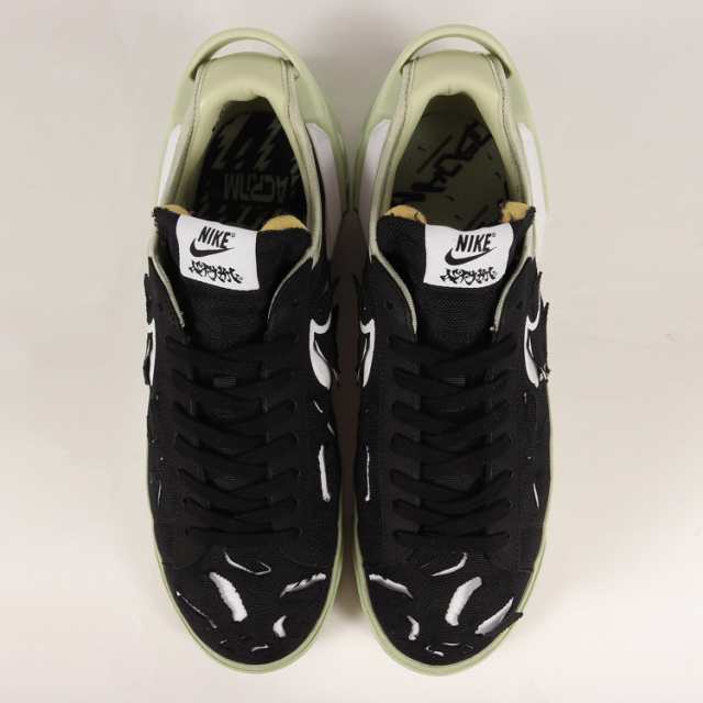 NIKE ナイキ ACRONYM BLAZER LOW / ACRNM (DO9373-001) 22SS アクロニウム ブレーザー ロー ブラック  ホワイト オリーブオーラ 黒 サイズ｜au PAY マーケット